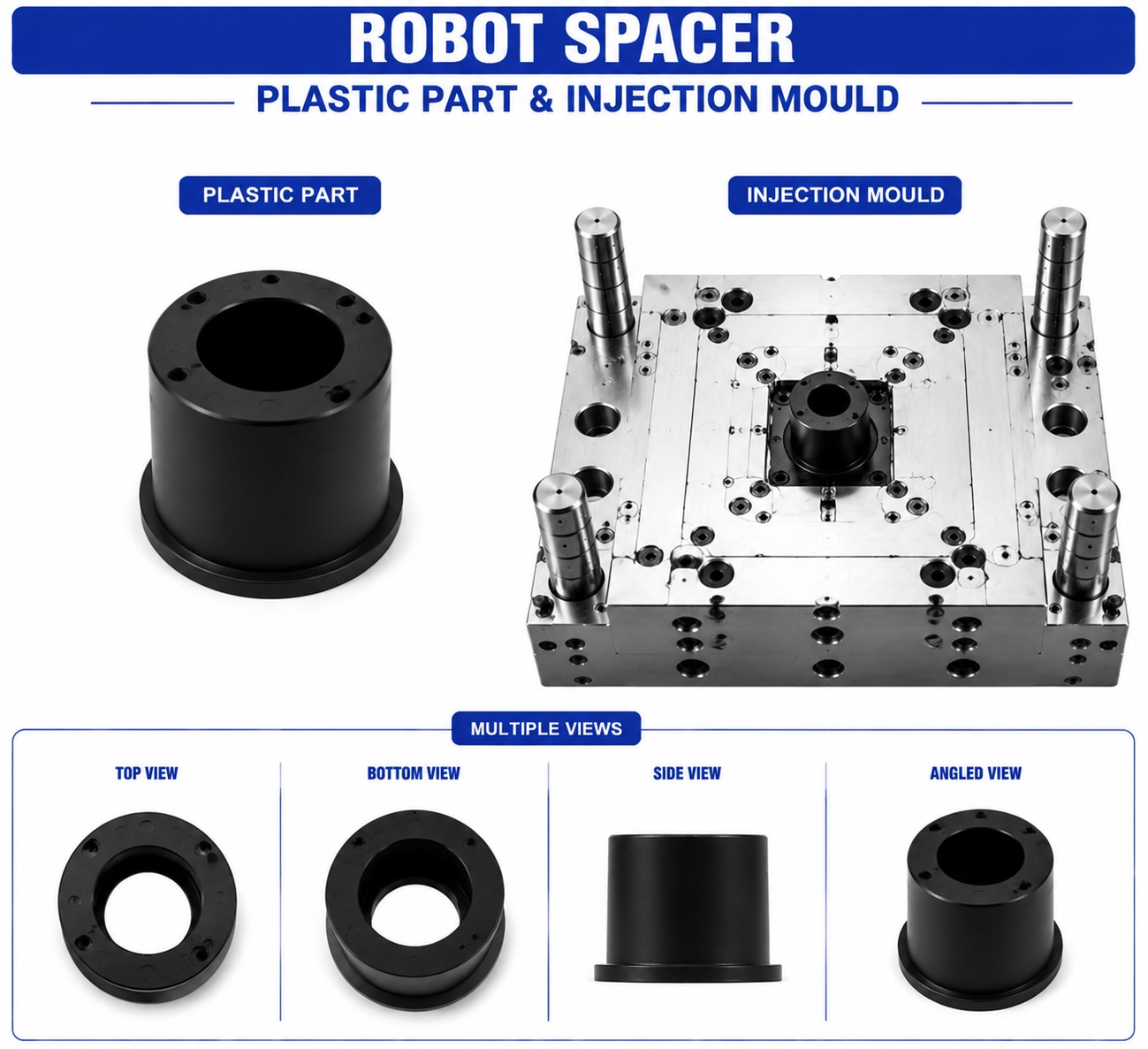 Robot Plastic Spacer Mould and Moulding Services